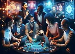 7mmbet live dealer studio with professional dealers and HD broadcast setup